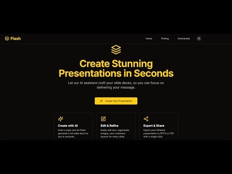 Flash 2.0 - AI Presentation Maker Just Arrived! 🚀