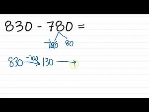 Arrow method with subtraction