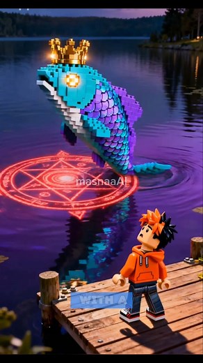 The Fish Boss DESTROYED My Rod! 😭 (Final) #Roblox #RobloxShorts #Shorts #RobloxFunny #minecraft