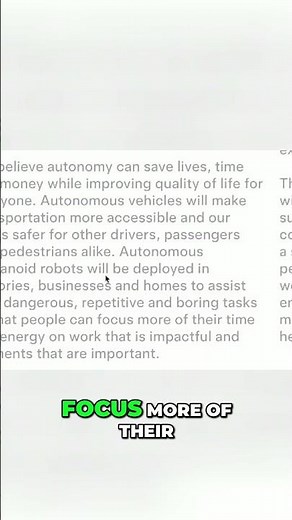 Tesla's Humanoid Robots, The Future of Transportation & Work #shorts