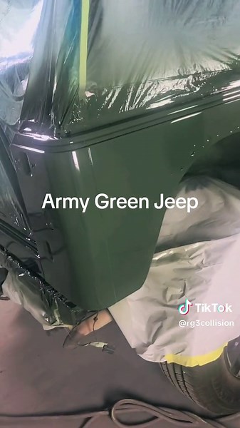 Transforming a Jeep into an Army Green Beauty