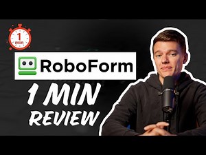 Is RoboForm Any Good? Auto-Fill and Secure Your Web Forms 🤖 1min Review ⏱️