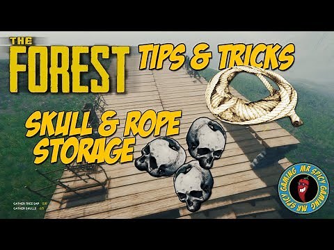 HOW TO STORE YOUR ROPES & SKULLS - The Forest Tips & Tricks