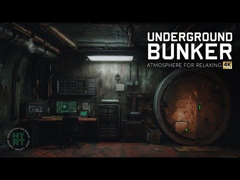 Radio Chatter From Underground Bunker. Sci-Fi Ambience for Sleep, Study, Relaxing