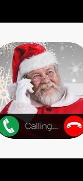 Santa claus fake call 📞 🎅