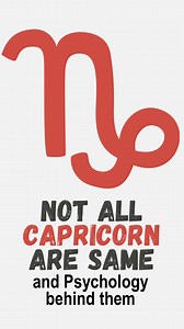 Understanding Different Types of Capricorn and Psychology Behind them #Capricorn #astrology | Zodiac Talks