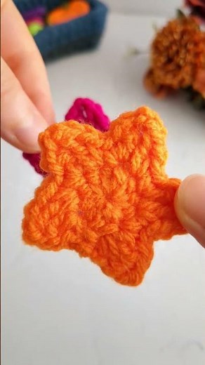 🌟 DIY Crochet Star Motif | Quick & Simple Beginner Project!