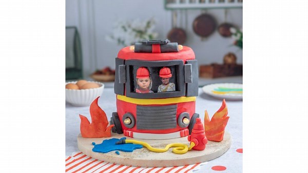 Fiery Fun: Crafting a Firefighter Birthday Cake