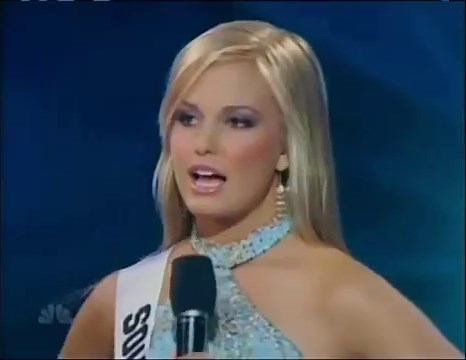 🔥 CINEMATIC Short | Miss Teen USA 2007: Caitlin Upton of South Carolina answers a question 🔥