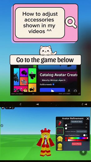 how to adjust accessories in catalogu avatar creator 💜 #catalogavatarcreator #catalog #roblox #robloxavatars #fyppppppppppppppppppppppp