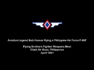 BOB HOOVER Demonstrating the F-86F