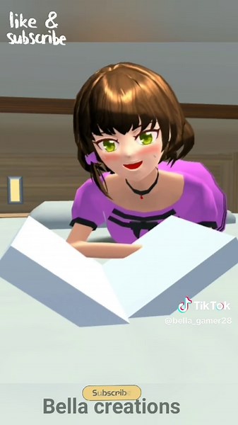 Baby Mio's Reading Adventure in Sakura Simulator