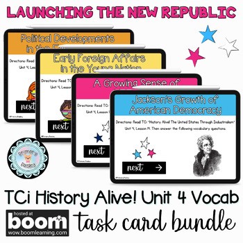 TCi History Alive! Unit 4 Vocabulary: The New Republic | Digital Resources