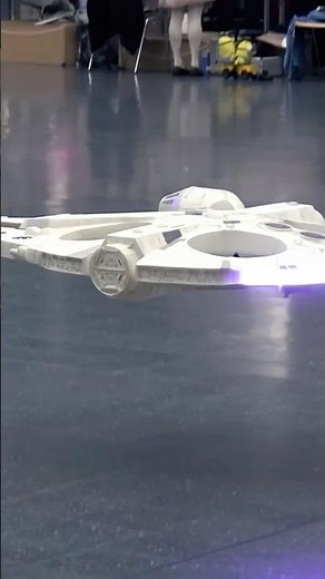 Wait, This Millennium Falcon Actually Takes Off Indoors?!