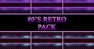 80s Retro Background Pack