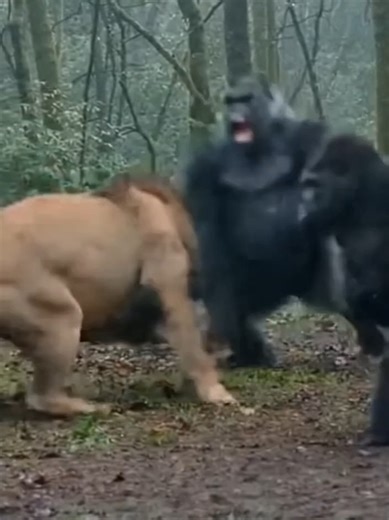 엄마 고릴라의 보호 본능: 야생 생존 이야기