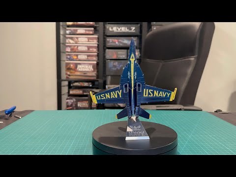 Metal Earth Blue Angels F/A-18 Super Hornet Instructional
