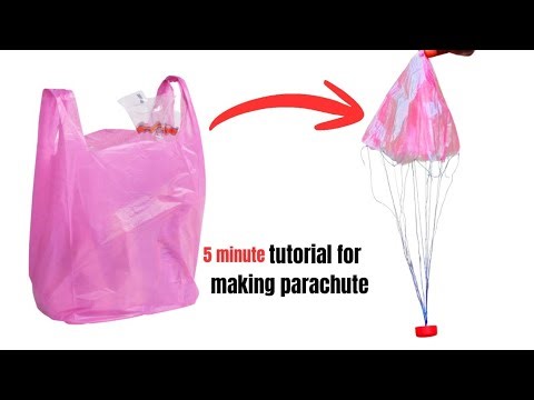 Making Simple Parachute at home || mini parachute that works || DIY video