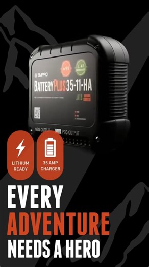 BMPRO on Instagram: "Every adventure needs a hero 🔋 BMPRO BatteryPlus35-II-HA. Your ultimate Power Management System. 35A Charging. Lithium ready. Powered by BMPRO. 💥 Follow us to keep your adventures fully charged! #bmpro #poweringyouradventures #poweredbybmpro #teambmpro #adventureawaits #offgridpower #caravanlife"