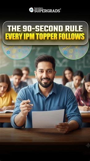 IPMAT 2026 Topper Strategy | The 90-Second Rule to Maximize Attempts & Accuracy #shorts