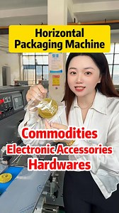 Horizontal Packaging Machine for Commodities #packagingmachine #horizontalpackag | Lucinda Bush II