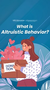 Altruistic behavior is the selfless act of helping others without expecting anything in return. #psychology #psychologist #psychologytoday #psychologyfacts #psychotherapy #MPhil #clinicalpsychology #psychologytricks #psychologyquotes #psychologymajor #psychologystudent #arvindotta | UPS Education | Facebook