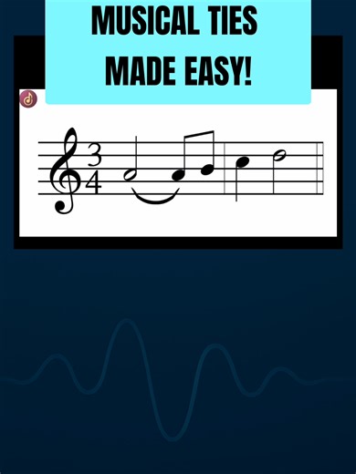 The secret superpower of the Musical Tie! 🦸‍♂️🎵 In Part 1, we learned that a Tie connects two notes of the same pitch. But why do composers actually use them? Here are the 2 main reasons: ➕ Musical Math: It adds their values together! A Crotchet (1 beat) tied to a Minim (2 beats) creates a continuous 3-beat note. 🚧 Crossing the Bar Line: A bar of 4/4 time can only hold 4 beats. If you want a note to