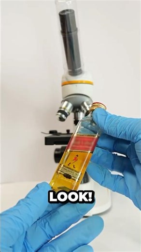 How Alcohol looks under the microscope! 😱😨