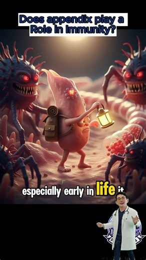 The Appendix Isn't Useless: The Secret Immune Organ Inside You! 🧬🩺