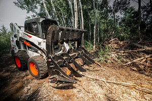 Forestry Head For Skid Steer - Skid Steer Mulcher Attachment