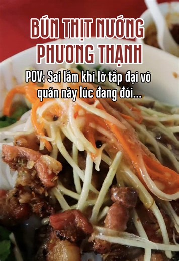 PHẦN 13 | Serie 1000 Món Huế SAI LẦM KHI LỠ TẤP ĐẠI VÔ QUÁN NÀY LÚC ĐANG ĐÓI... Sai lầm vì không biết quán này sớm hơn😱 Đói mà gặp cái tô bún topping ú ụ, thịt nướng xém cạnh thơm phứccc vầy thì từ chối sao nổi. Vợ nào chiều nay chưa biết ăn gì thì hiểu rồi ha. Thân lắm anh mới chỉ cho đó. 📍 Tọa độ: Phước Thạnh - 239 Chi Lăng. #75huế #ancungtiktok #xuhuong #reviewhue #checkinhue