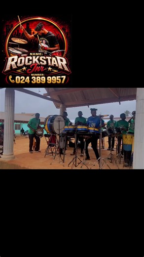 All Time Brass Band performance with Rockstar Jnr backup - MinaMino Vibez