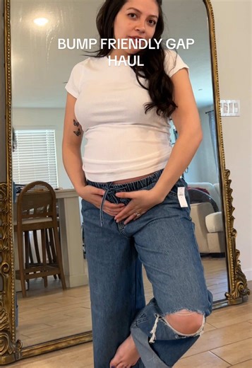 Bump Friendly Jeans from Gap: A Spring Fashion Haul