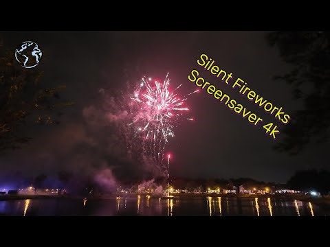 Silent Fireworks Show (No Audio) | Visual Only 4K Relaxing Celebration | ⚠️ FLASHING LIGHTS WARNING