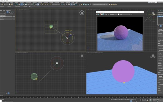 3ds max 2021 PBR材质 烘焙流程