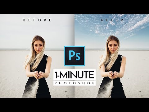 1-Minute Photoshop | How to Change Sky in Photoshop | Replace Sky Photoshop Tutorial