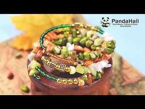 How to make a multi-layer beaded bracelet【Handmade With PandaHall】