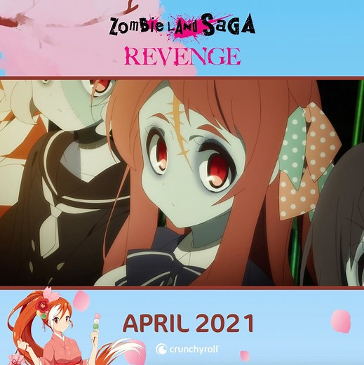 HEY YOU STUPID ZOMBIE!! WAKE! UP!! 📣 Zombie Land Saga REVENGE begins April 2021! ⚡ | Crunchyroll
