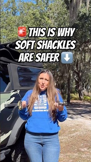 This is why You should use soft shackles in vehicle recovery