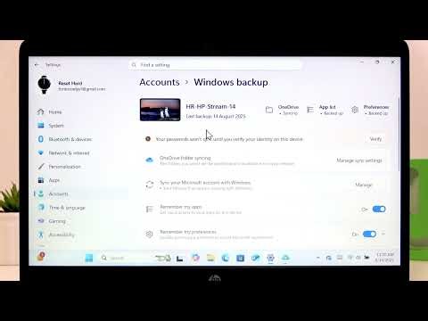 HP Stream 14 – How to Enable PC Backup