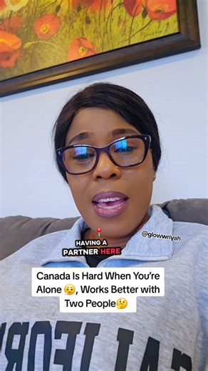 Gloria | Canada Content Creator on Instagram: "Canada isn’t built for one person 👀 Two people = less pressure. Argue with the cost of living, not me 💸 Let’s talk about it 👇👇👇 #CanadaLife #canada #LifeInCanada #MovingToCanada #canadalife"