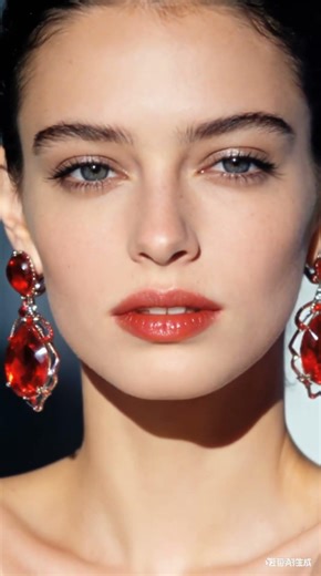 FashionSonder Ruby Drop Earrings Jewellery #fashionsonder #jewelry #earrings#trending#fashion#beauty