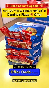 1.5M views · 7.4K reactions |  Domino’s Pizza Party  For just ₹197...