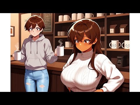 TG TF | Magical coffee shop | Breast expansion | Anime story | Ep 3