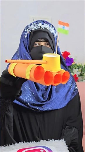 Military tank craft idea / Military Tank paper craft Tutorial #ytshorts #craft #shorts #support