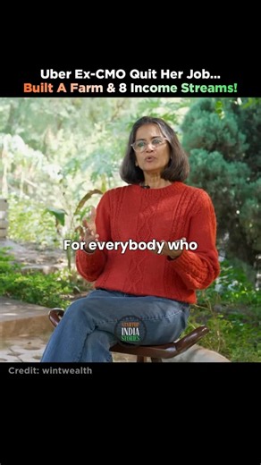 Startup India Stories 🇮🇳 | She left a high-paying Uber CMO job… and built a farm that now powers 8 income streams. From corporate boardrooms to growing her own food... | Instagram
