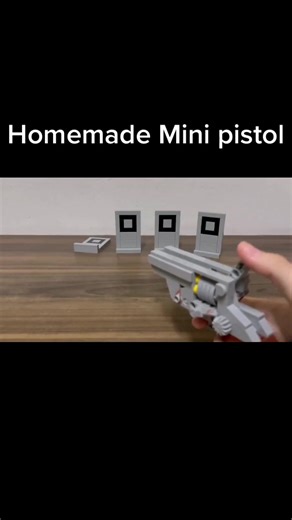 DIY Homemade Mini Pistol Building with Lego Model Blocks
