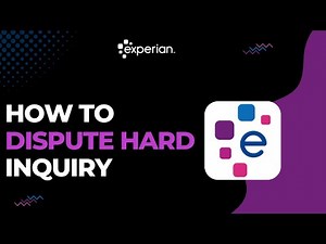 How to Dispute Hard Inquiry on Experian !