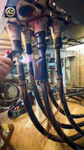 heat shrink cable termination #electrical #viral #shorts