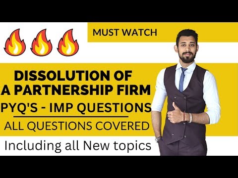 Dissolution | PYQ'S | Class 12 | Accounts